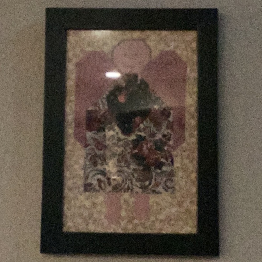 LAST CHANCE BEFORE BEING DONATED. Quilted angel art. - Picture 2 of 9
